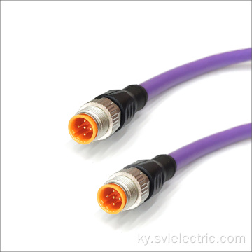 DeviceNet кабели M12 A-коду DIN туташтыргычы